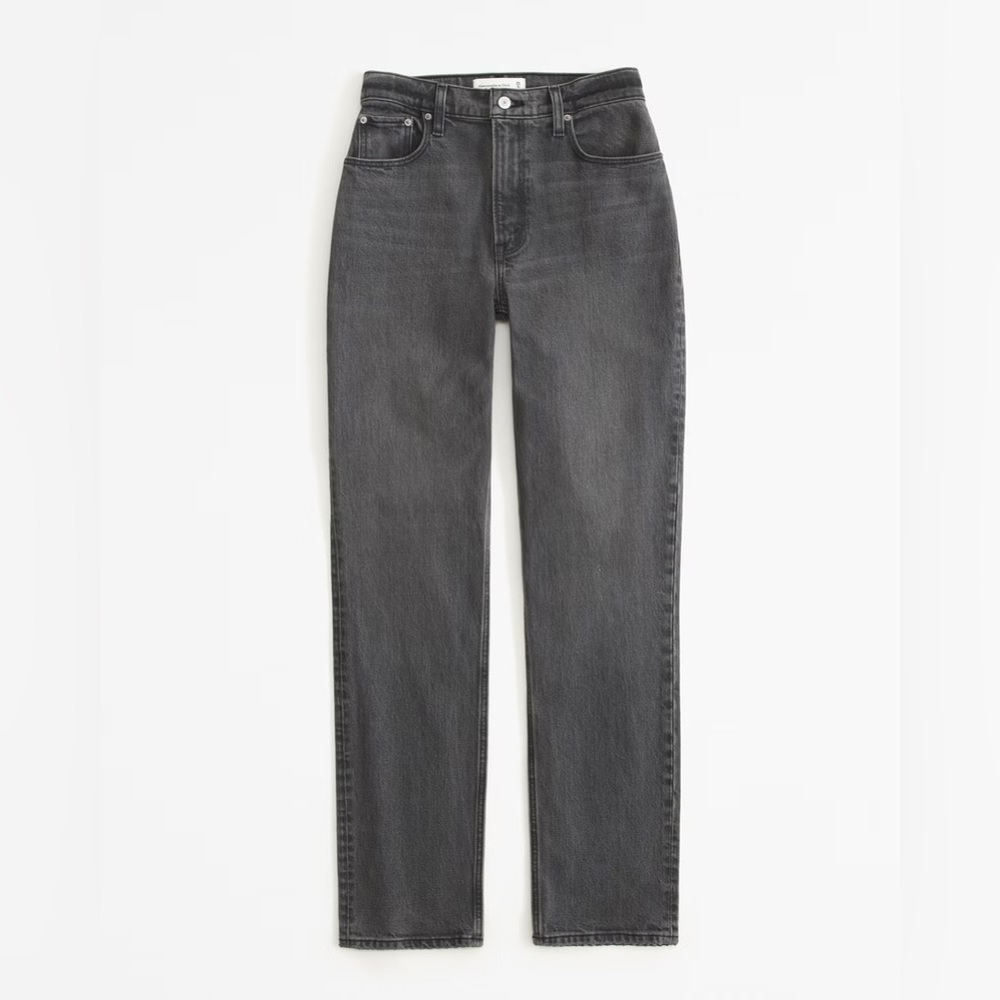 Abercrombie & Fitch 90s Straight Ultra High Rise Curve Love Size 28 Jeans